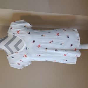 Maurice's 24/7 tshirt with flamingos